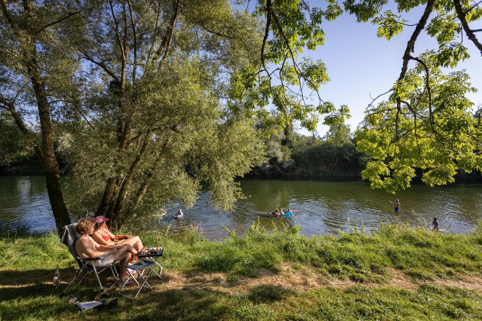 Huttopia La Plage Blanche Ounans Kültér fotó